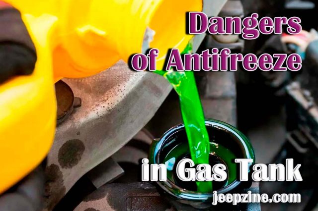 Dangers of Antifreeze in Gas Tank