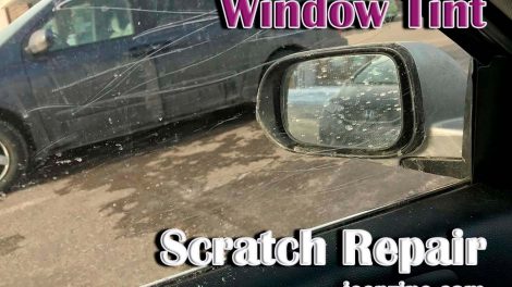 Window Tint Scratch Repair