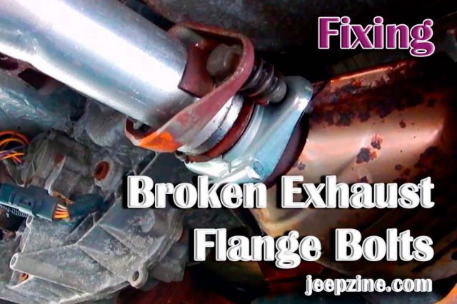 Fixing Broken Exhaust Flange Bolts