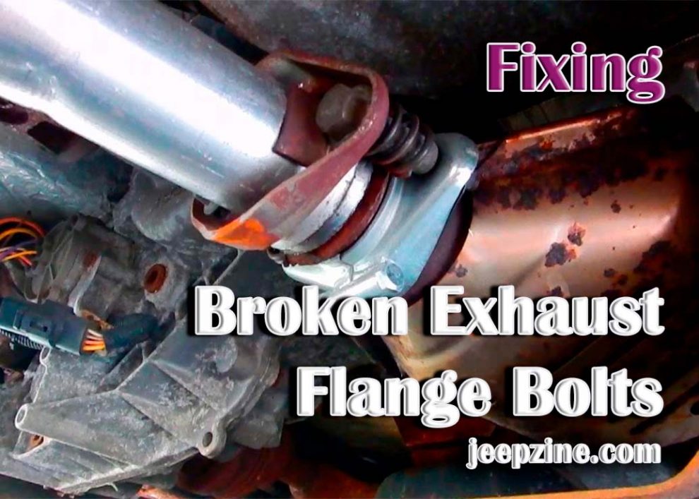 Fixing Broken Exhaust Flange Bolts