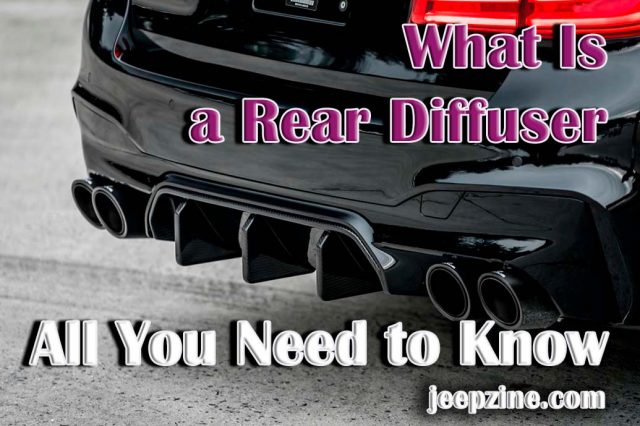 What Is a Rear Diffuser - All You Need to Know