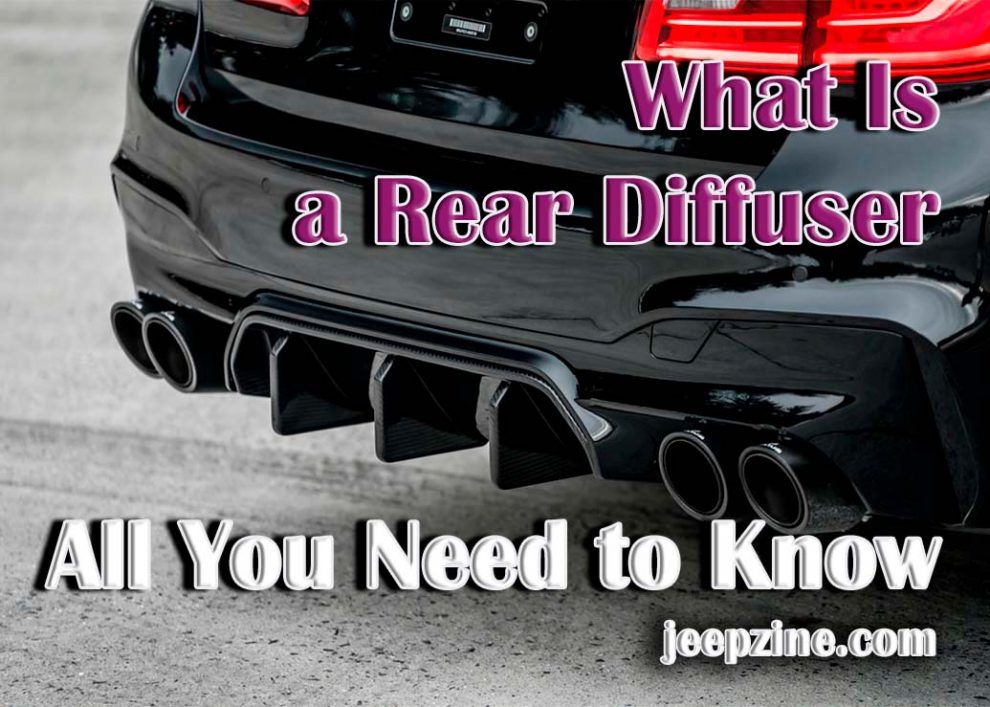 What Is a Rear Diffuser - All You Need to Know