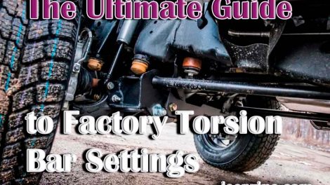 The Ultimate Guide to Factory Torsion Bar Settings