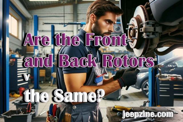 Are the Front and Back Rotors the Same?