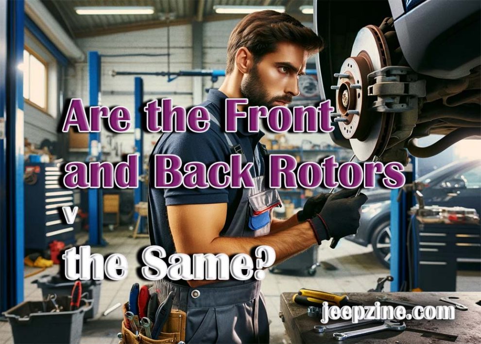 Are the Front and Back Rotors the Same?
