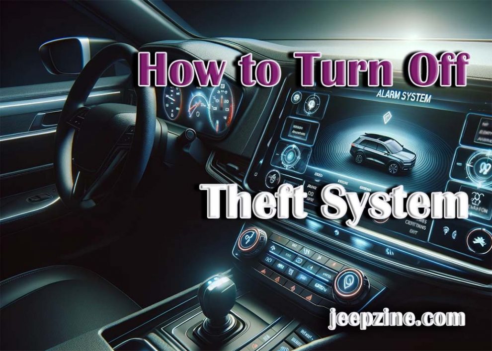 How to Turn Off Theft System